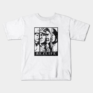 Native American Rezlife Founding Fathers Kids T-Shirt